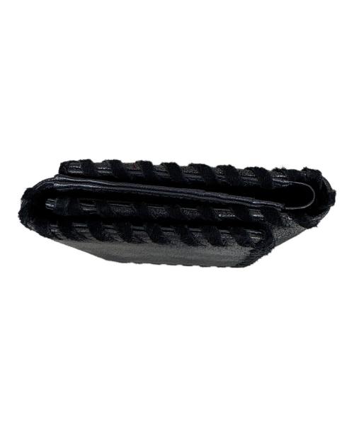 ANNA SUI（アナスイ）ANNA SUI (アナスイ) 3つ折り財布 チャコールグレーの古着・服飾アイテム