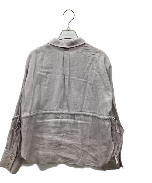 COHINA（コヒナ）COHINA (コヒナ) シアーダブルポケットリボンシャツ グレー サイズ:Freeの古着・服飾アイテム