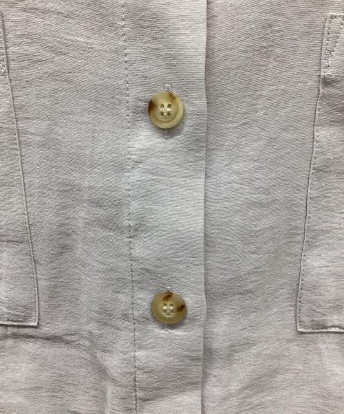 COHINA（コヒナ）COHINA (コヒナ) シアーダブルポケットリボンシャツ グレー サイズ:Freeの古着・服飾アイテム