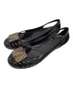 Salvatore Ferragamoサルヴァトーレ フェラガモ）の古着「ラバーサンダル」｜ブラック