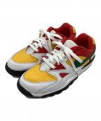 NIKE×SUPREMEナイキ×シュプリーム）の古着「ローカットスニーカー/AIR CROSS TRAINER 3 LOW」｜ホワイト×レッド×イエロー