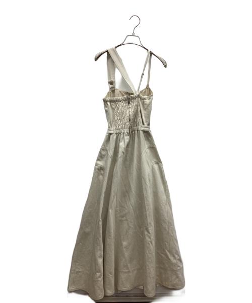 CASA FLINE（カーサフライン）CASA FLINE (カーサフライン) フロントホックプリーツワンピース アイボリー サイズ:freeの古着・服飾アイテム