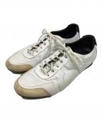 Salvatore Ferragamoサルヴァトーレ フェラガモ）の古着「ローカットスニーカー」｜ホワイト×ブラック