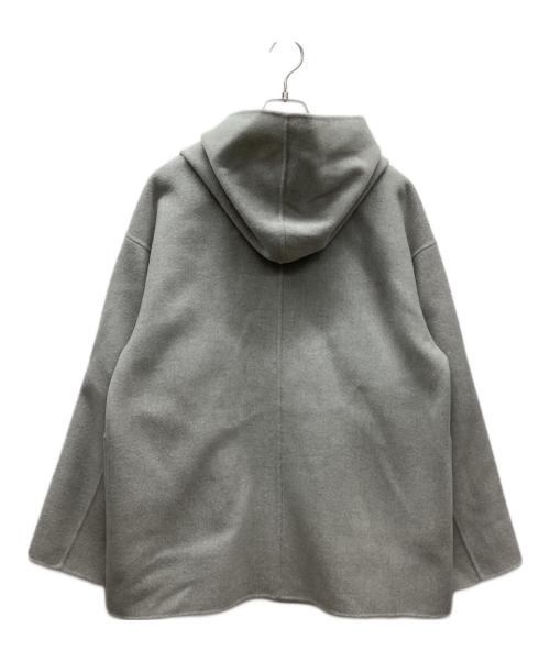GALERIE VIE（ギャルリーヴィー）GALERIE VIE (ギャルリーヴィー) ウールダブルフェイスフーデッドコート グレー サイズ:Sの古着・服飾アイテム