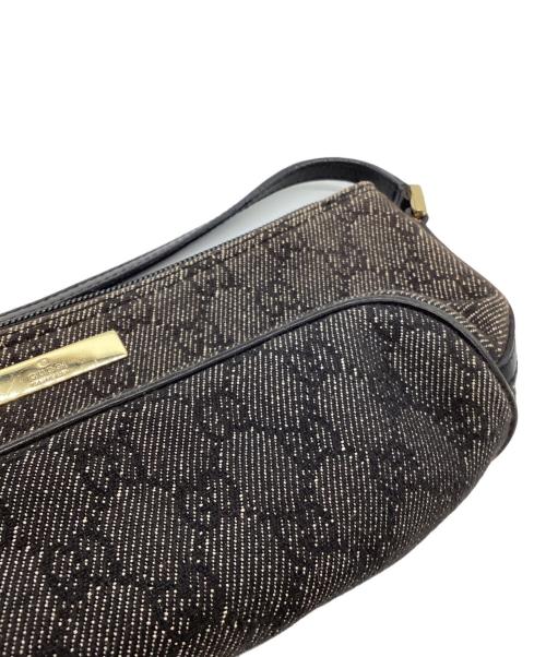 GUCCI（グッチ）GUCCI (グッチ) アクセサリーポーチ/GGキャンバス グレーの古着・服飾アイテム
