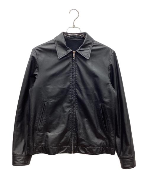 Yohji Yamamoto DURBAN A.A.R（ヨウジヤマモト ダーバン アール）Yohji Yamamoto DURBAN A.A.R (ヨウジヤマモト ダーバン アール) レザージャケット ブラック サイズ:Mの古着・服飾アイテム