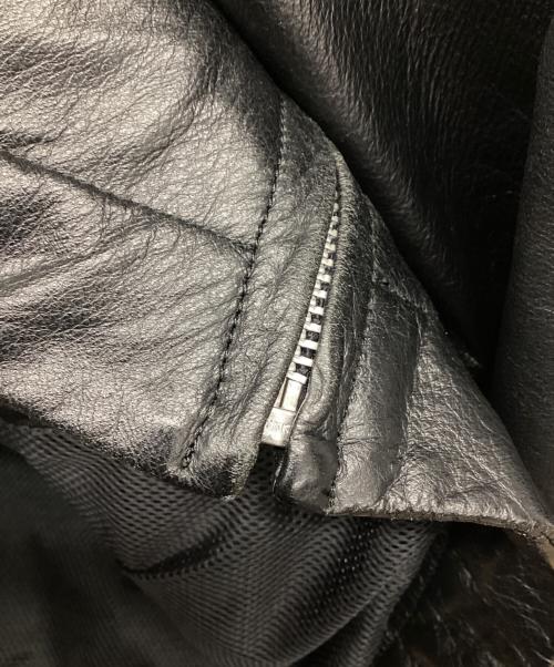 Yohji Yamamoto DURBAN A.A.R（ヨウジヤマモト ダーバン アール）Yohji Yamamoto DURBAN A.A.R (ヨウジヤマモト ダーバン アール) レザージャケット ブラック サイズ:Mの古着・服飾アイテム