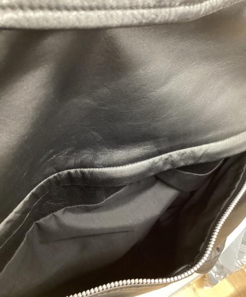 Yohji Yamamoto DURBAN A.A.R（ヨウジヤマモト ダーバン アール）Yohji Yamamoto DURBAN A.A.R (ヨウジヤマモト ダーバン アール) レザージャケット ブラック サイズ:Mの古着・服飾アイテム