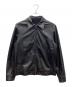 Yohji Yamamoto DURBAN A.A.R（ヨウジヤマモト ダーバン アール）の古着「レザージャケット」｜ブラック
