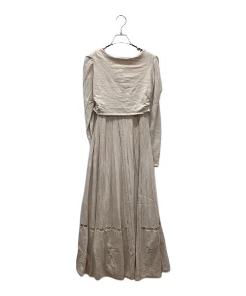 HER LIP TO（ハーリップトゥ）HER LIP TO (ハーリップトゥ) Cholet Lace Knit Dress アイボリー サイズ:Mの古着・服飾アイテム