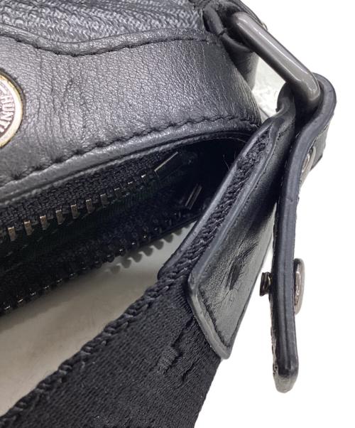 HUNTING WORLD（ハンティングワールド）HUNTING WORLD (ハンティングワールド) メッセンジャーバッグ ブラックの古着・服飾アイテム