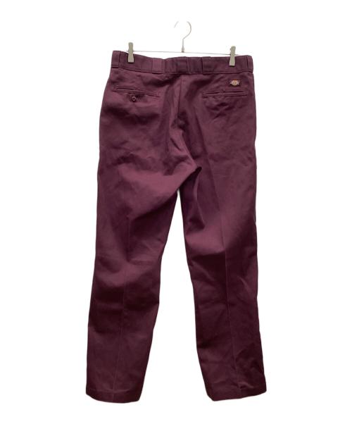 Dickies（ディッキーズ）Dickies (ディッキーズ) ストレートパンツ パープル サイズ:36×32の古着・服飾アイテム