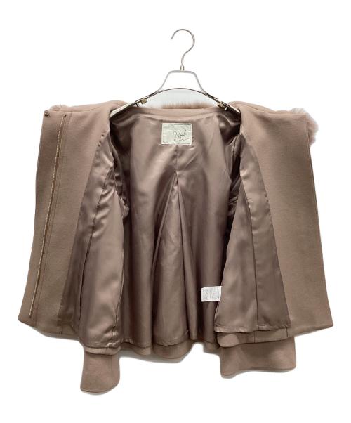 Neela（ニーラ）Neela (ニーラ) ウールショートフードコート ピンク サイズ:Sの古着・服飾アイテム
