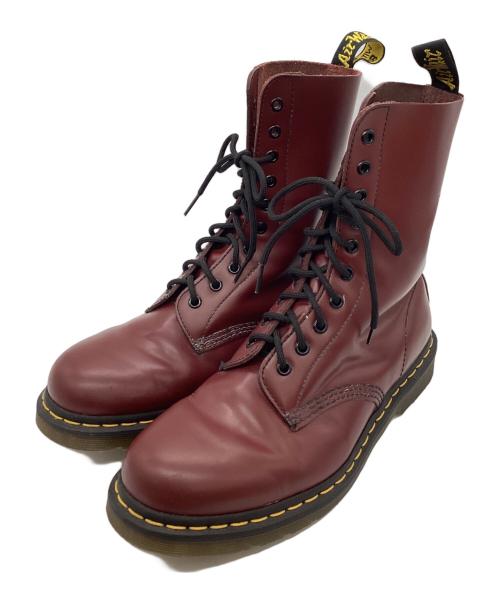 Dr.Martens（ドクターマーチン）Dr.Martens (ドクターマーチン) 10ホールブーツ チェリーレッド サイズ:27の古着・服飾アイテム