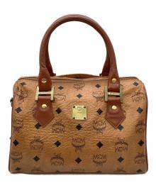MCM（エムシーエム）の古着「ミニボストンバッグ」｜ブラウン