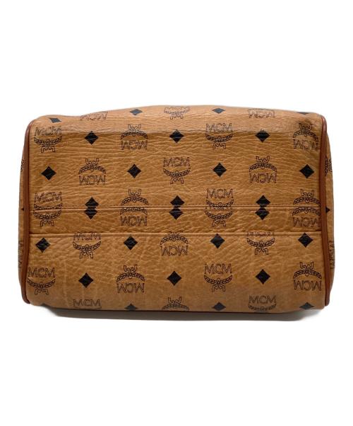 MCM（エムシーエム）MCM (エムシーエム) ミニボストンバッグ ブラウンの古着・服飾アイテム