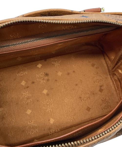 MCM（エムシーエム）MCM (エムシーエム) ミニボストンバッグ ブラウンの古着・服飾アイテム