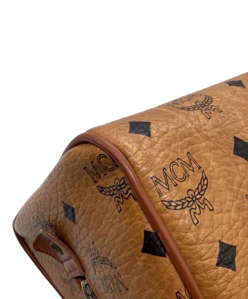 MCM（エムシーエム）MCM (エムシーエム) ミニボストンバッグ ブラウンの古着・服飾アイテム