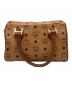 MCM (エムシーエム) ミニボストンバッグ ブラウン：11000円