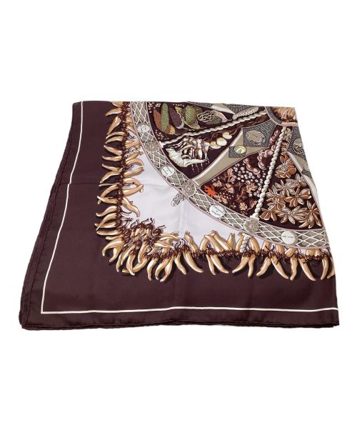 HERMES（エルメス）HERMES (エルメス) シルクスカーフ パープルの古着・服飾アイテム