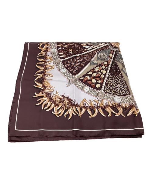 HERMES（エルメス）HERMES (エルメス) シルクスカーフ パープルの古着・服飾アイテム