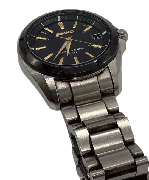 SEIKO（セイコー）SEIKO (セイコー) 腕時計 ブラックの古着・服飾アイテム