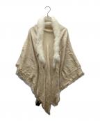 GUCCIグッチ）の古着「ファー付ストール」｜ベージュ