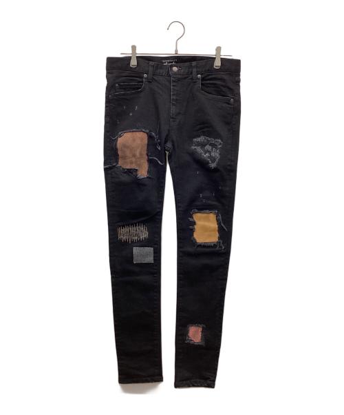 glamb（グラム）glamb (グラム) Nomad skinny denim ブラック サイズ:Mの古着・服飾アイテム