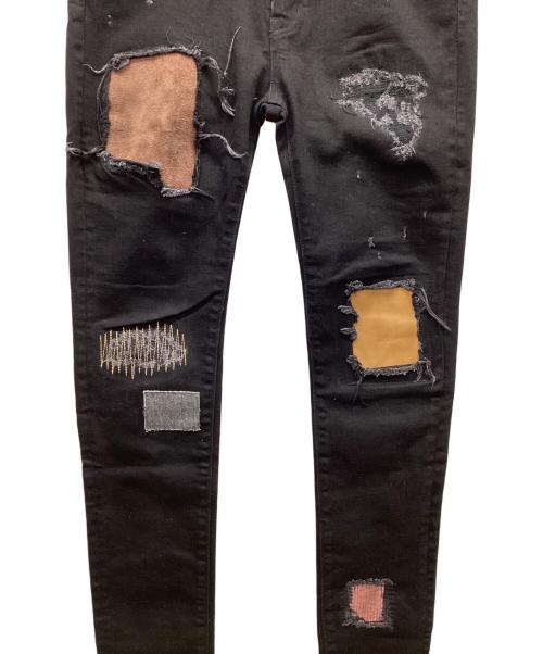 glamb（グラム）glamb (グラム) Nomad skinny denim ブラック サイズ:Mの古着・服飾アイテム