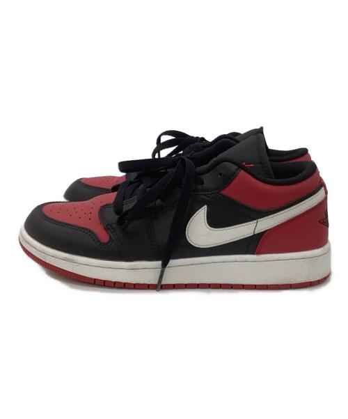 NIKE（ナイキ）NIKE (ナイキ) ローカットスニーカー ブラック×レッド サイズ:24の古着・服飾アイテム