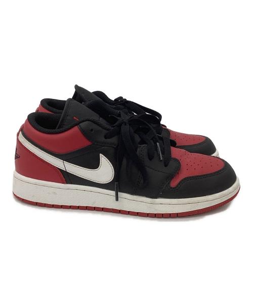 NIKE（ナイキ）NIKE (ナイキ) ローカットスニーカー ブラック×レッド サイズ:24の古着・服飾アイテム