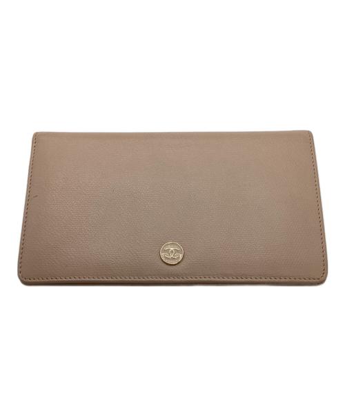 CHANEL（シャネル）CHANEL (シャネル) 長財布 ベージュの古着・服飾アイテム