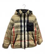 BURBERRYバーバリー）の古着「リバーシブルダウンジャケット」｜ブラック