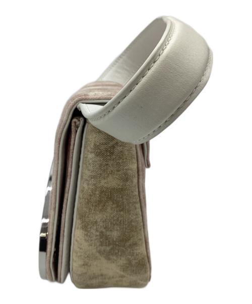 DIESEL（ディーゼル）DIESEL (ディーゼル) 2WAYバッグ ホワイト×ベージュの古着・服飾アイテム