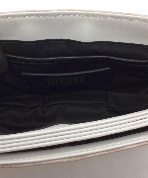 DIESEL（ディーゼル）DIESEL (ディーゼル) 2WAYバッグ ホワイト×ベージュの古着・服飾アイテム