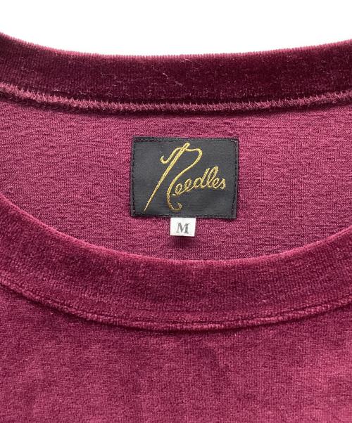 Needles（ニードルズ）Needles (ニードルズ) ベロアカットソー ボルドー サイズ:Mの古着・服飾アイテム