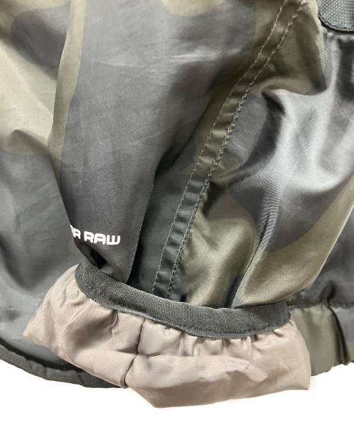 G-STAR RAW（ジースターロゥ）G-STAR RAW (ジースターロゥ) ジップパーカー カーキ×ブラック サイズ:Mの古着・服飾アイテム