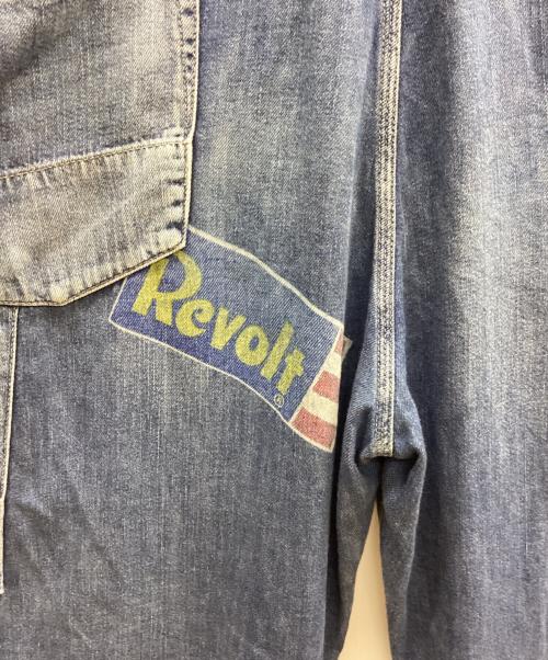 Hysteric Glamour（ヒステリックグラマー）Hysteric Glamour (ヒステリックグラマー) デニムサロペット ブルー サイズ:freeの古着・服飾アイテム