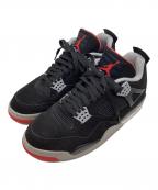 NIKEナイキ）の古着「スニーカー/AIR JORDAN4」｜ブラック