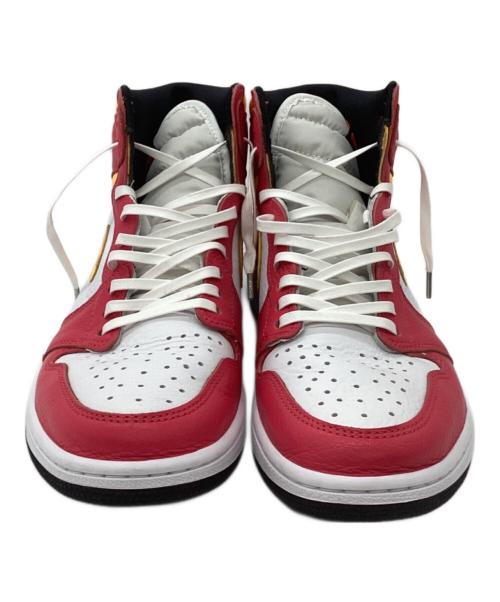 NIKE（ナイキ）NIKE (ナイキ) ハイカットスニーカー ホワイト×ピンク サイズ:27の古着・服飾アイテム