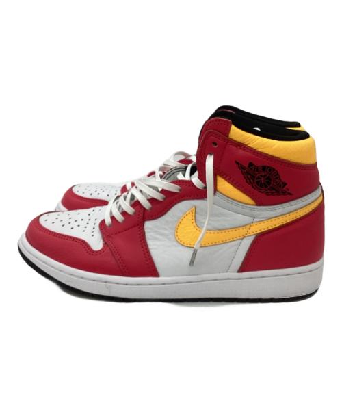 NIKE（ナイキ）NIKE (ナイキ) ハイカットスニーカー ホワイト×ピンク サイズ:27の古着・服飾アイテム