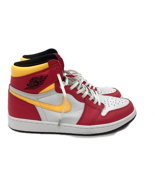 NIKE（ナイキ）NIKE (ナイキ) ハイカットスニーカー ホワイト×ピンク サイズ:27の古着・服飾アイテム