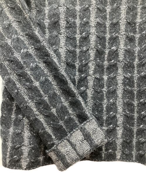 theory（セオリー）theory (セオリー) ニット ブラック×グレー サイズ:Sの古着・服飾アイテム