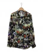 Hysteric Glamourヒステリックグラマー）の古着「SCRATCH総柄 長袖シャツ」｜マルチカラー