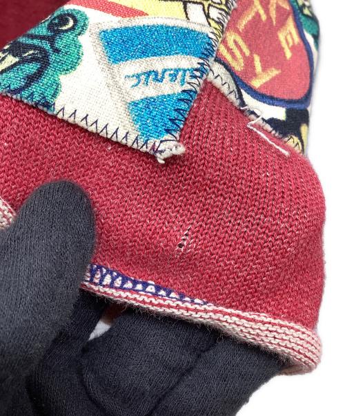 histeric（ヒステリック）histeric (ヒステリック) ワッペンカーディガン レッド サイズ:Freeの古着・服飾アイテム