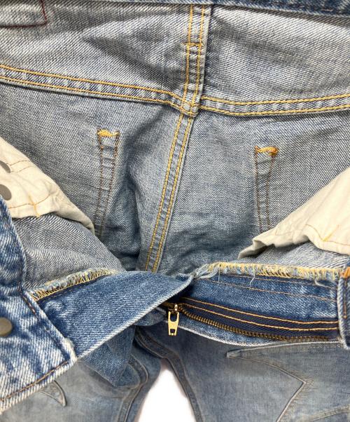 Hysteric Glamour（ヒステリックグラマー）Hysteric Glamour (ヒステリックグラマー) スターパッチフレアデニムパンツ インディゴ サイズ:Sの古着・服飾アイテム