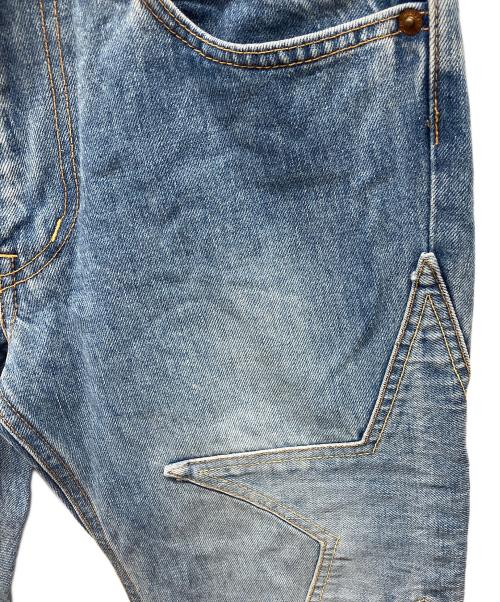 Hysteric Glamour（ヒステリックグラマー）Hysteric Glamour (ヒステリックグラマー) スターパッチフレアデニムパンツ インディゴ サイズ:Sの古着・服飾アイテム