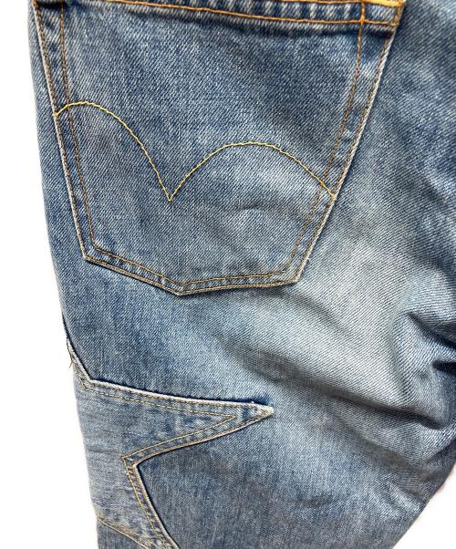 Hysteric Glamour（ヒステリックグラマー）Hysteric Glamour (ヒステリックグラマー) スターパッチフレアデニムパンツ インディゴ サイズ:Sの古着・服飾アイテム