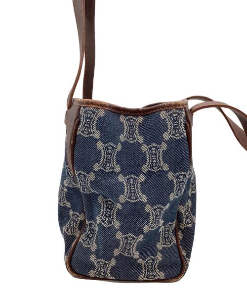 CELINE（セリーヌ）CELINE (セリーヌ) デニムハンドバッグ ブルーの古着・服飾アイテム