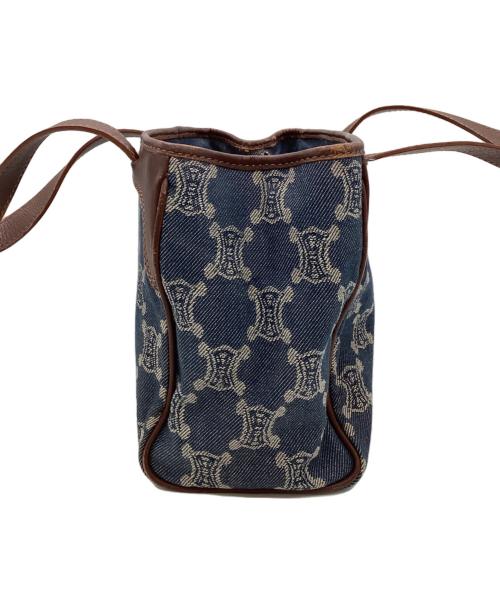 CELINE（セリーヌ）CELINE (セリーヌ) デニムハンドバッグ ブルーの古着・服飾アイテム